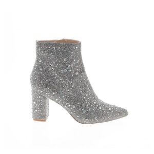 Betsey Johnson “Cady” Rhinestone Ankle Boots